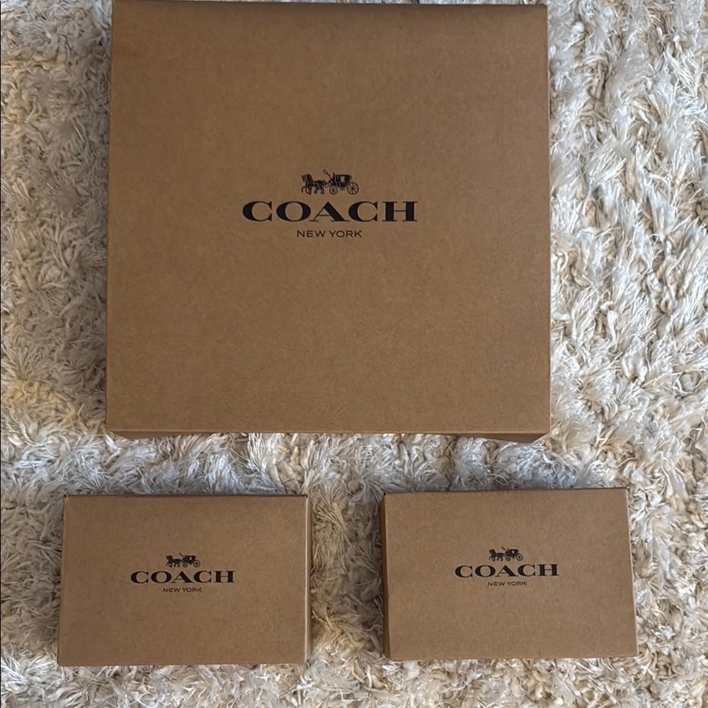 Coach Brown Gift Boxes Set